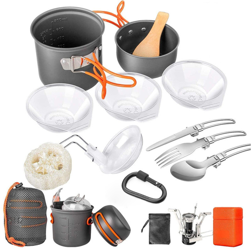 Camping Cooking Multi Tool - Kamp Yemek Pişirme Seti, Ocak ve