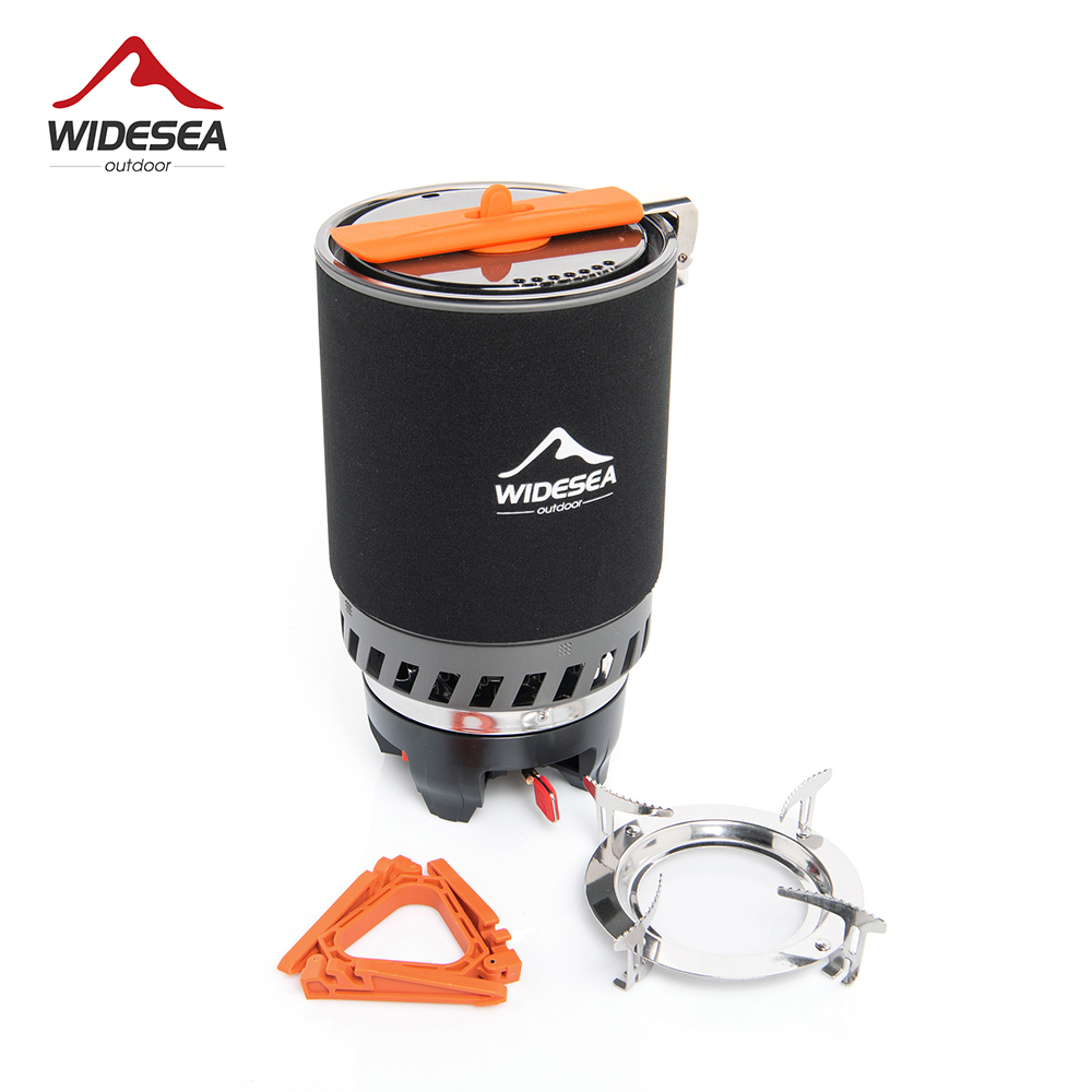 Camping Cooking Set 2 Person - Widesea Kamp Pişirme Sistemi Isı Değiştiricili