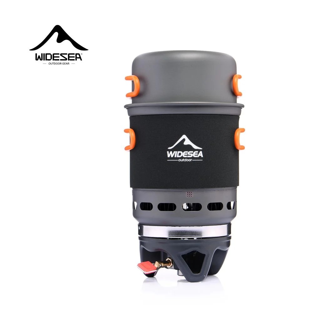 Camping Cooking Set 2 Person - Widesea Kamp Pişirme Sistemi, Isı Değiştirici