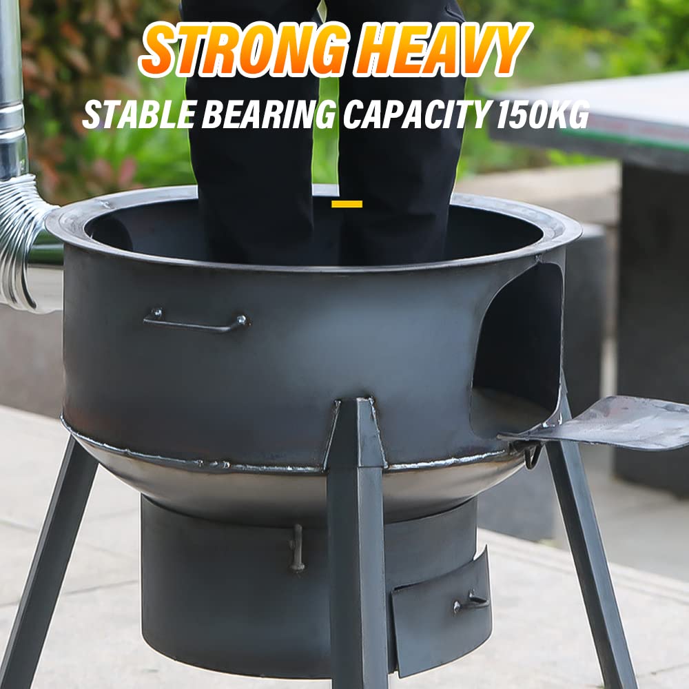Camping Cooking Hot Plate - 58cm Taşınabilir Ayrılabilir Açık Hava Pişirme