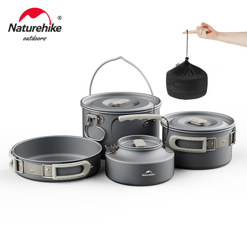 Camping Cooking Set 2 Person - Naturehike Kamp Tencere Seti Açık kızartma