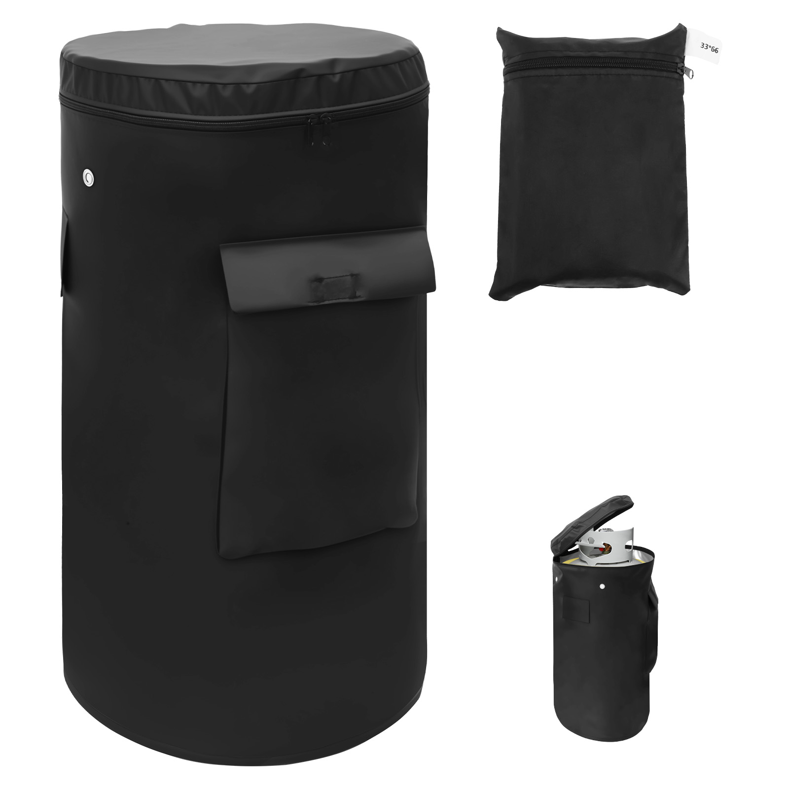 Camping Cooking Gas - Oxford Kumaş Propan Tankı Kapağı Havalandırmalı