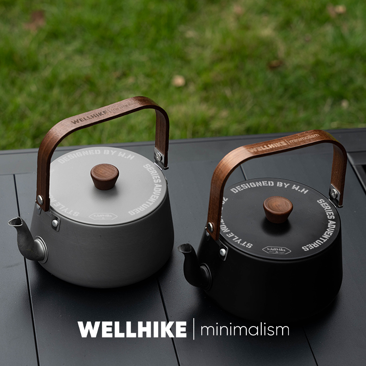 Camping Cooking Set 2 Person - Yeni Alaşımlı Su Isıtıcısı Retro Kamp