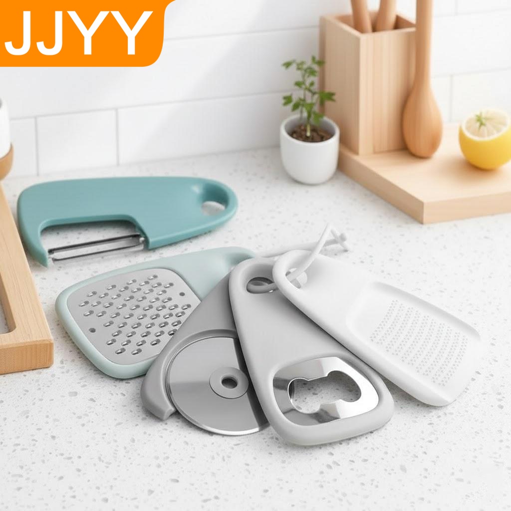 Camping Cooking Multi Tool - 5 Parça Mutfak Gereç Seti Soyucu