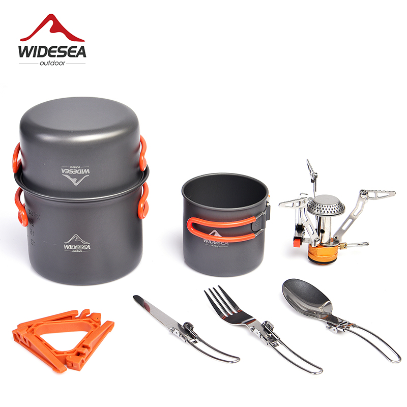 Camping Cooking Utensil Set - Widesea kamp TENCERE SETİ açık sofra