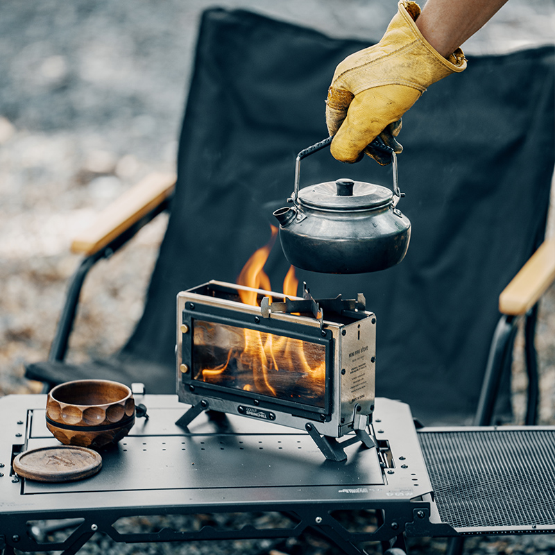 Camping Cooking Wood Stove - Goout Springhill Odun Sobası Taşınabilir Yakacak