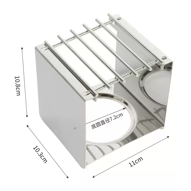 Camping Cooking Set Stainless Steel - Paslanmaz Çelik Kare Kahve Ocak Standı,