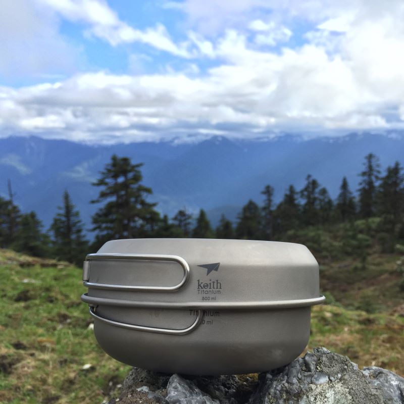 Camping Cooking Hot Plate - KEITH Titanyum Ti6053 3 Parça Titanyum