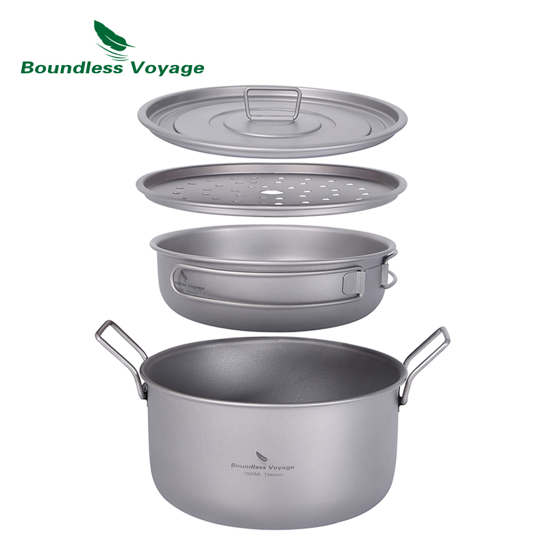 Camping Cooking Frying Pan - Sınırsız Voyage kamp tencere çok fonksiyonlu