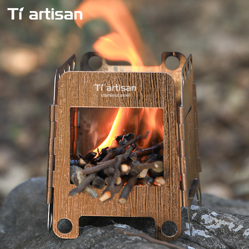 Tiartisan Paslanmaz Çelik Kamp - Camping Cooking Wood Stove incelemesi ve fiyatı