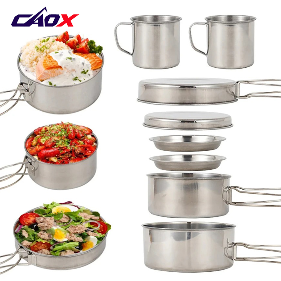 CAOX 8 Parça/Set Kamp Yemek Se - Camping Cooking Hot Plate incelemesi ve fiyatı