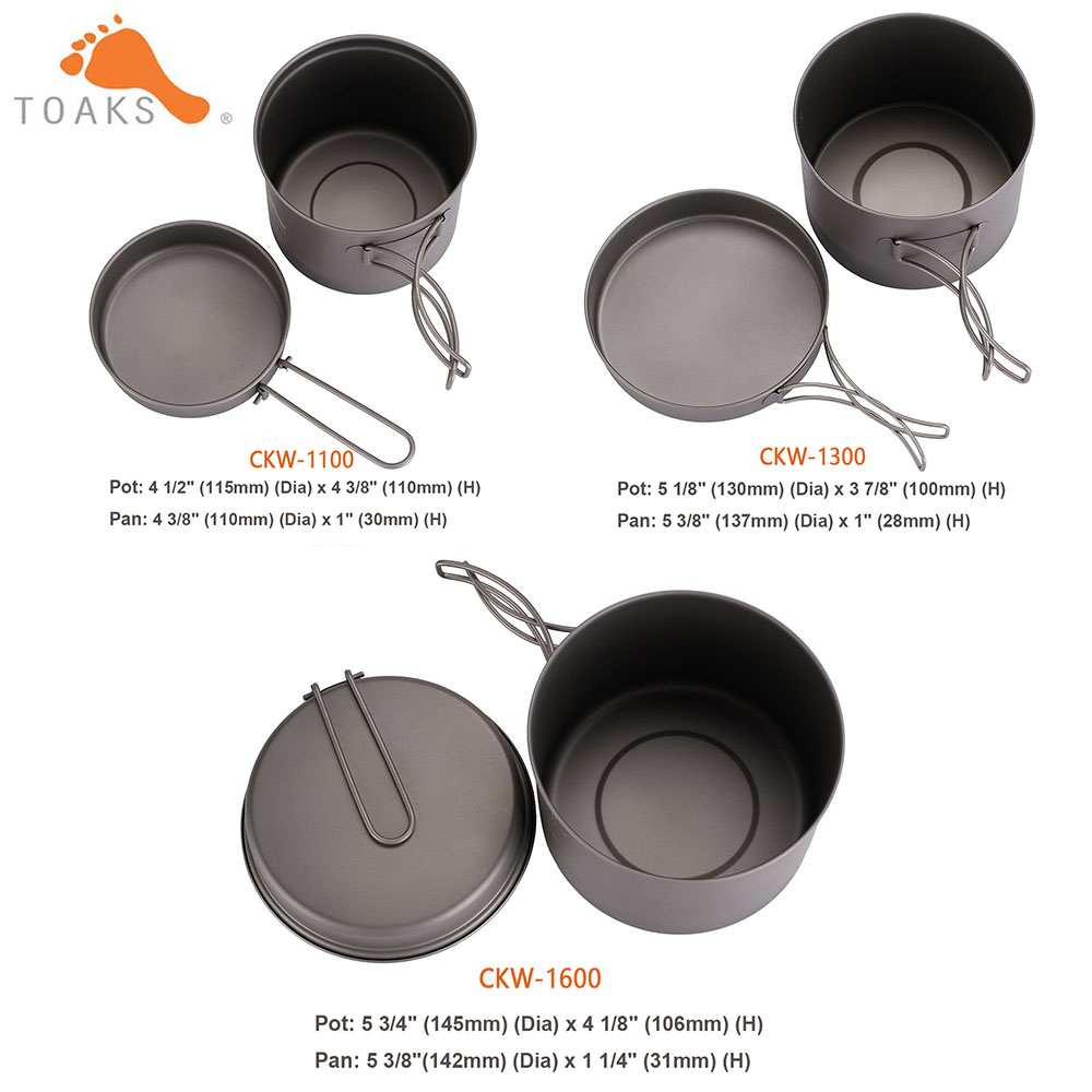 TOAKS TENCERE SETİ Ultralight  - Camping Cooking Utensil Set incelemesi ve fiyatı