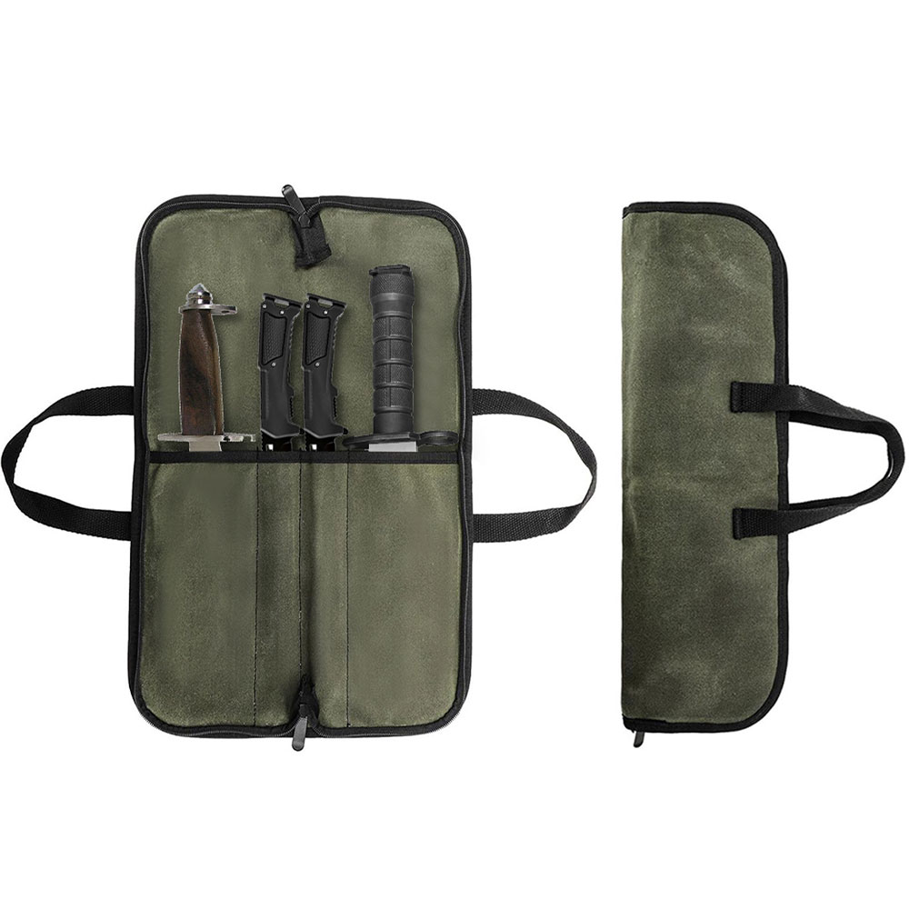 Cilalı Kanvas Bıçak Çantası Ço - Camping Cooking Multi Tool incelemesi ve fiyatı