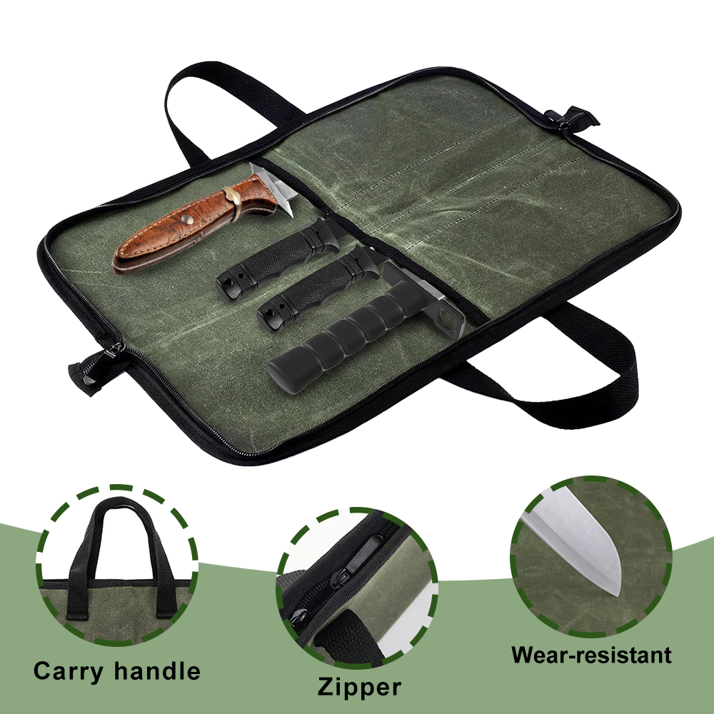 Cilalı Kanvas Bıçak Çantası Ço - Camping Cooking Multi Tool incelemesi ve fiyatı