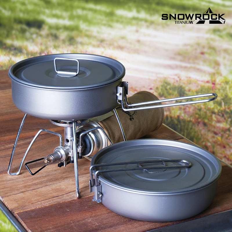 SNOWROCK Titanyum Tava, Paslan - Camping Cooking Set 2 Person incelemesi ve fiyatı