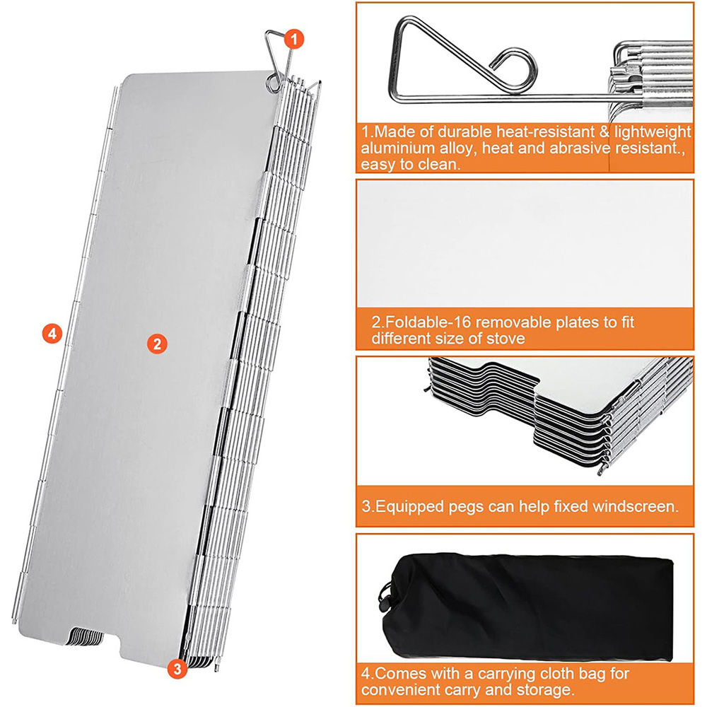 Hafif Katlanabilir Kamp Ocak R - Camping Cooking Windshield incelemesi ve fiyatı