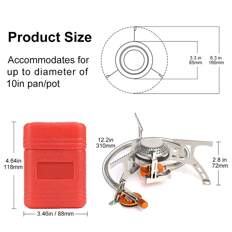 Kamp gaz sobası Taşınabilir Ka - Camping Cooking Backpack incelemesi ve fiyatı