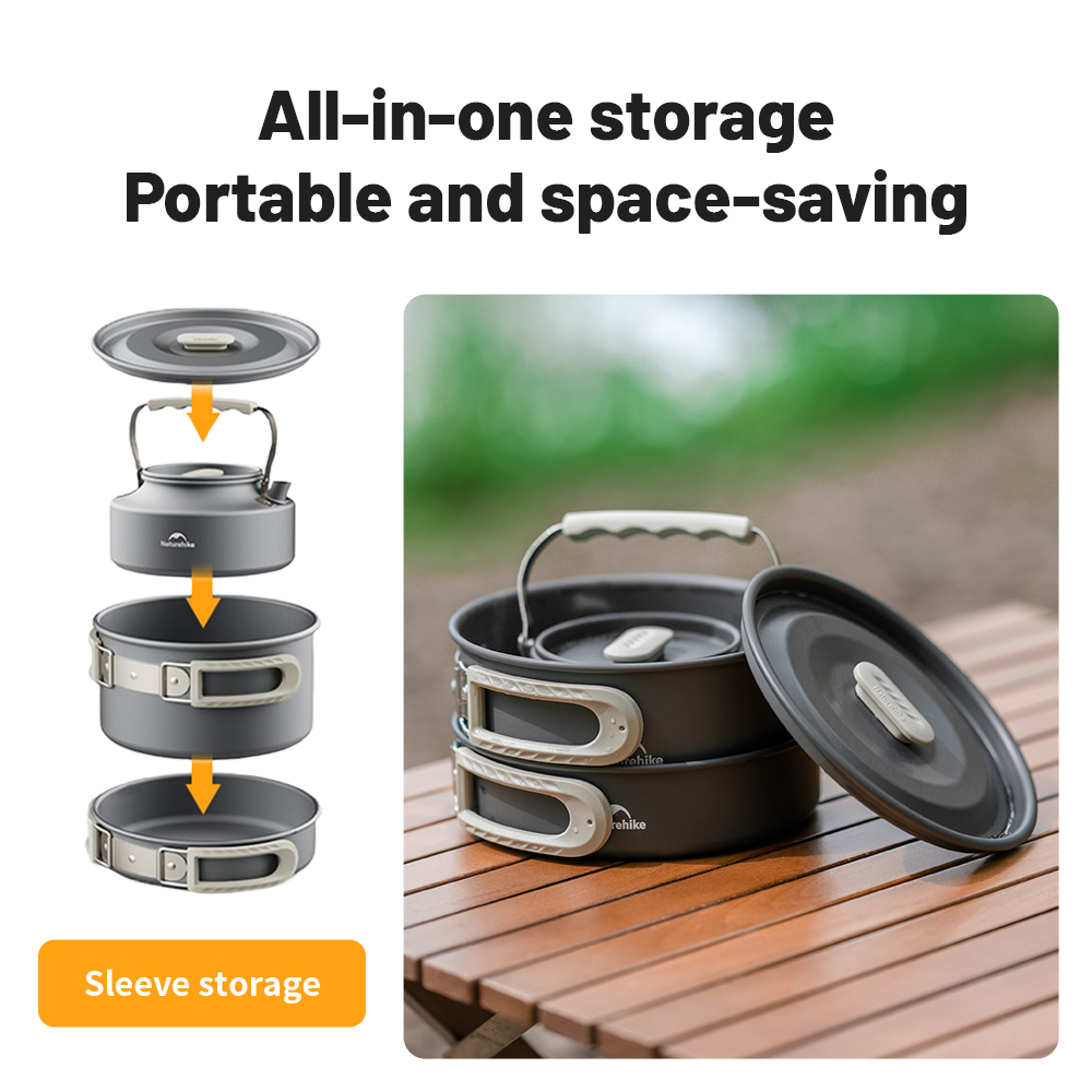 Naturehike Kamp Tencere Seti A - Camping Cooking Set 2 Person incelemesi ve fiyatı