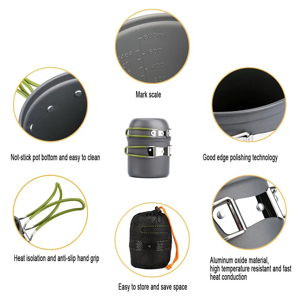 Kamp Tencere yemek takımı Ultr - Camping Cooking Set 2 Person incelemesi ve fiyatı