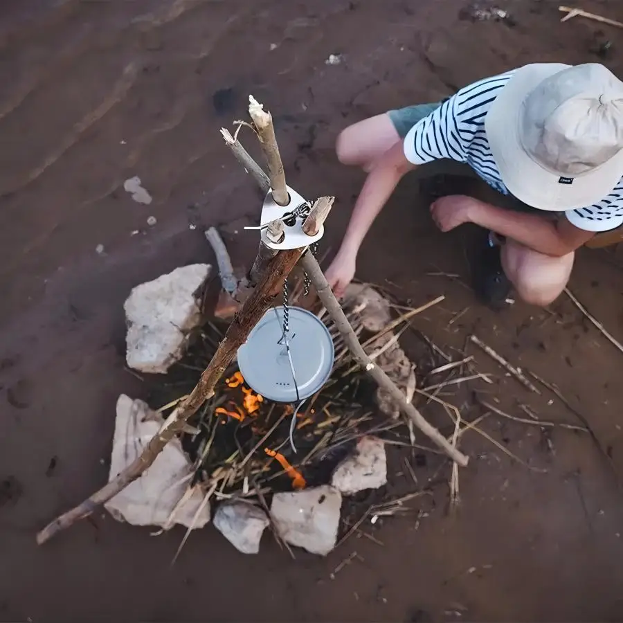 Paslanmaz Çelik Taşınabilir Ka - Camping Cooking Multi Tool incelemesi ve fiyatı