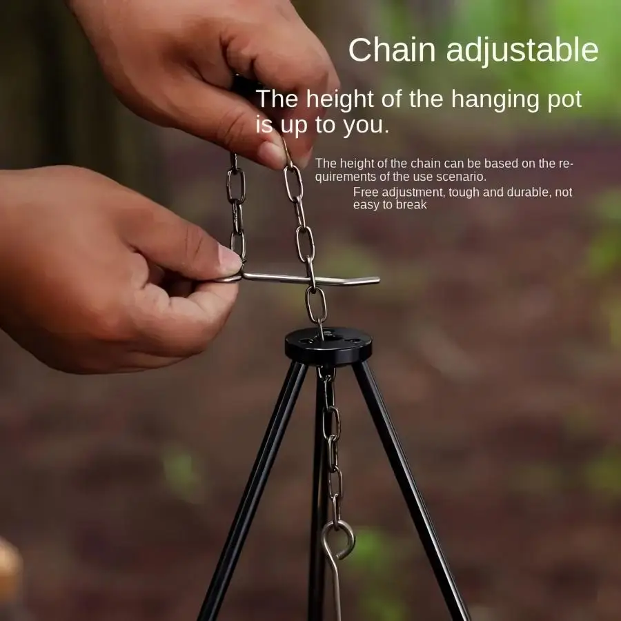 Açık Hava Büyük Kamp Ateşi Üça - Camping Cooking Multi Tool incelemesi ve fiyatı