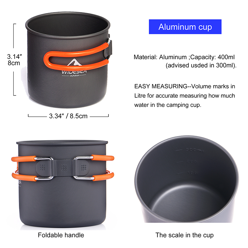 Widesea kamp TENCERE SETİ açık - Camping Cooking Utensil Set incelemesi ve fiyatı