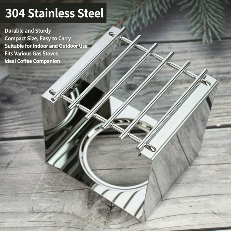 Paslanmaz Çelik Kare Kahve Oca - Camping Cooking Set Stainless Steel incelemesi ve fiyatı