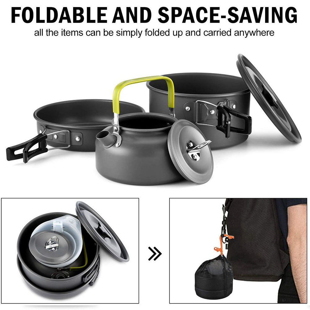 Açık Hava Kamp Yemek Pişirme S - Camping Cooking Set 2 Person incelemesi ve fiyatı